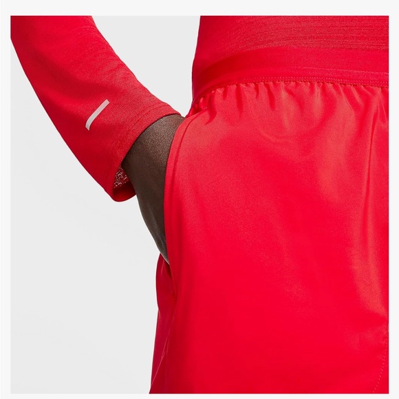 NWT Men's Nike Running lined 5" inseam sz L University Red - Picture 5 of 6